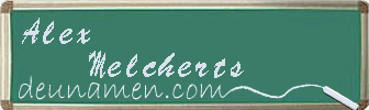 Alex Melcherts Visitenkarte